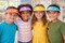Foam Sun Visors with Coil Band – Assorted Colors, DIY Craft Hats, 12 Pack